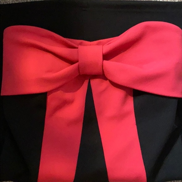 NWOT Joy Joy Bow Front Strapless Dress - Picture 5 of 6